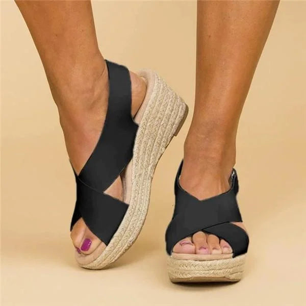 Comfortable Orthopedic Wedge Espadrilles - Clara 7