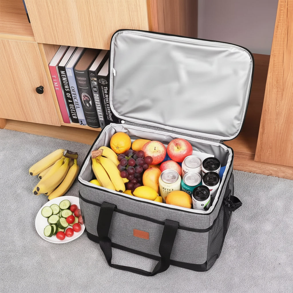 Cooling Insulated Cooler Bag Zippered 1