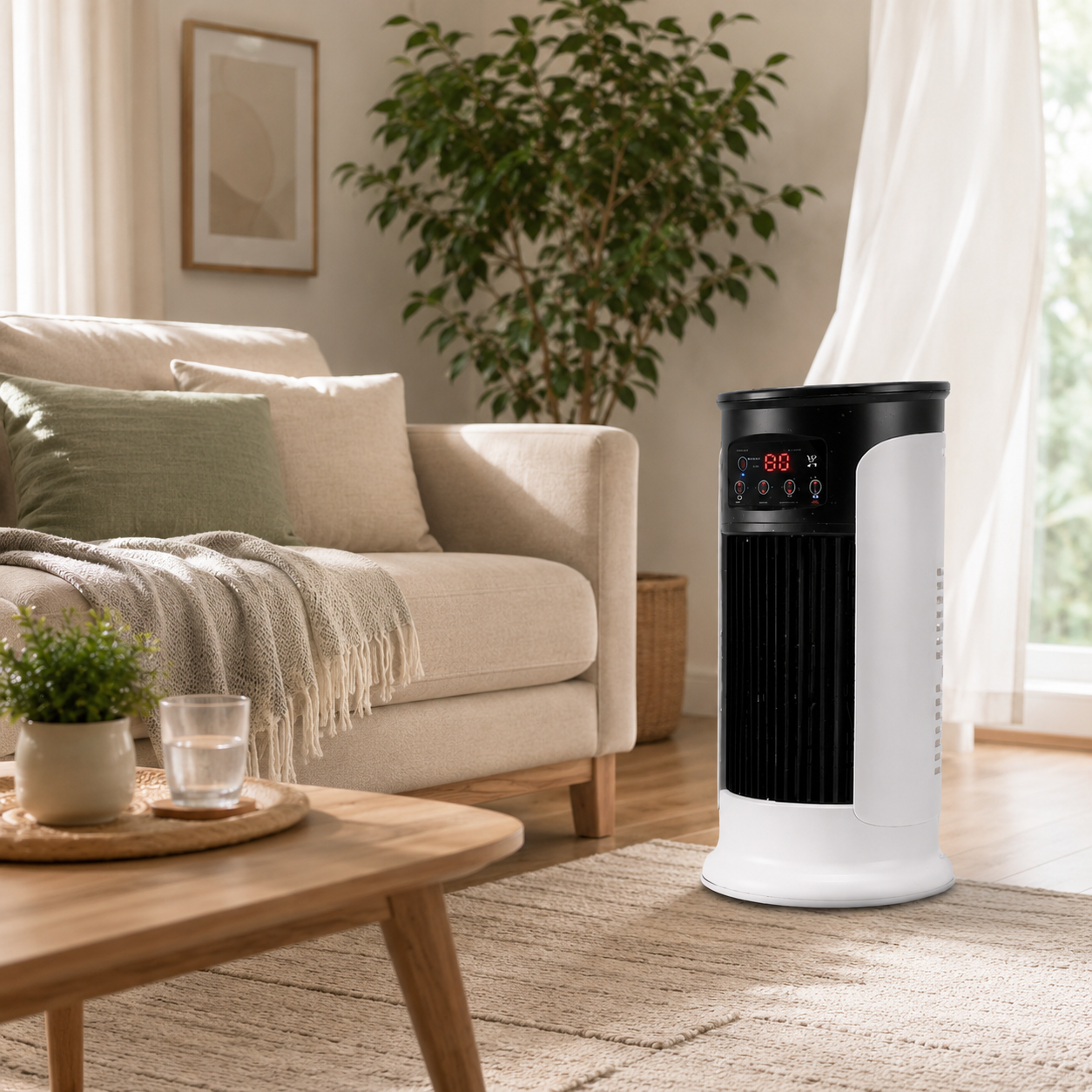Cooling Portable Air Conditioner Energy Efficient Compact Evaporative Cooling 1