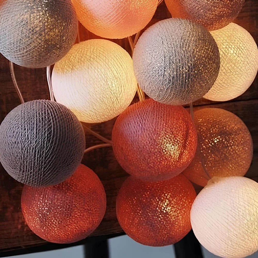 Cotton Ball Garland 11