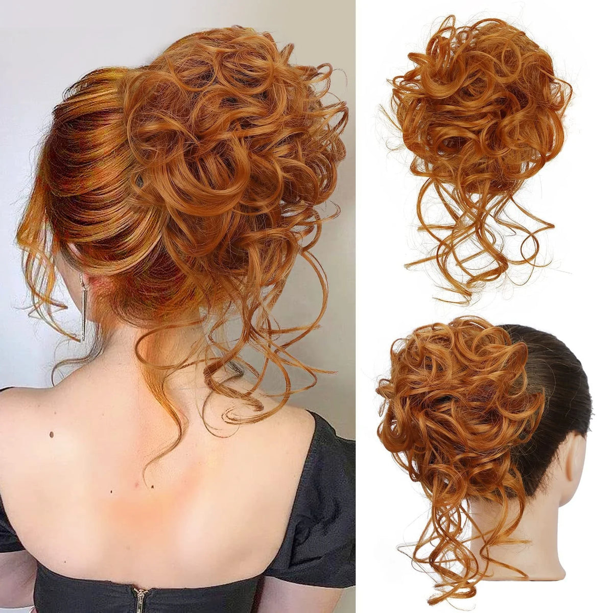 Curly Bun Hair Claw Clips Kalsten 18