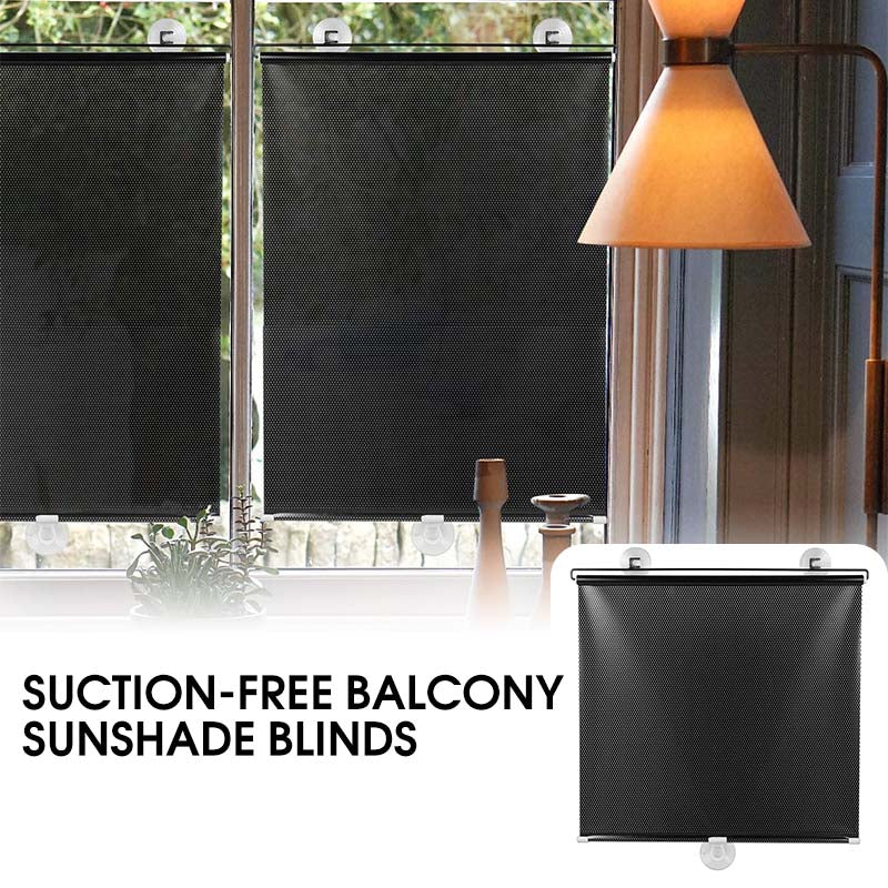 Customizable Sunshade for Windows and Doors, Black PVC, Easy Suction Cup Installation 2
