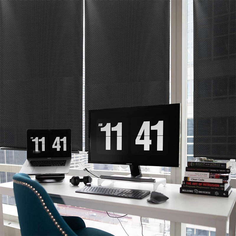Customizable Sunshade for Windows and Doors, Black PVC, Easy Suction Cup Installation 3