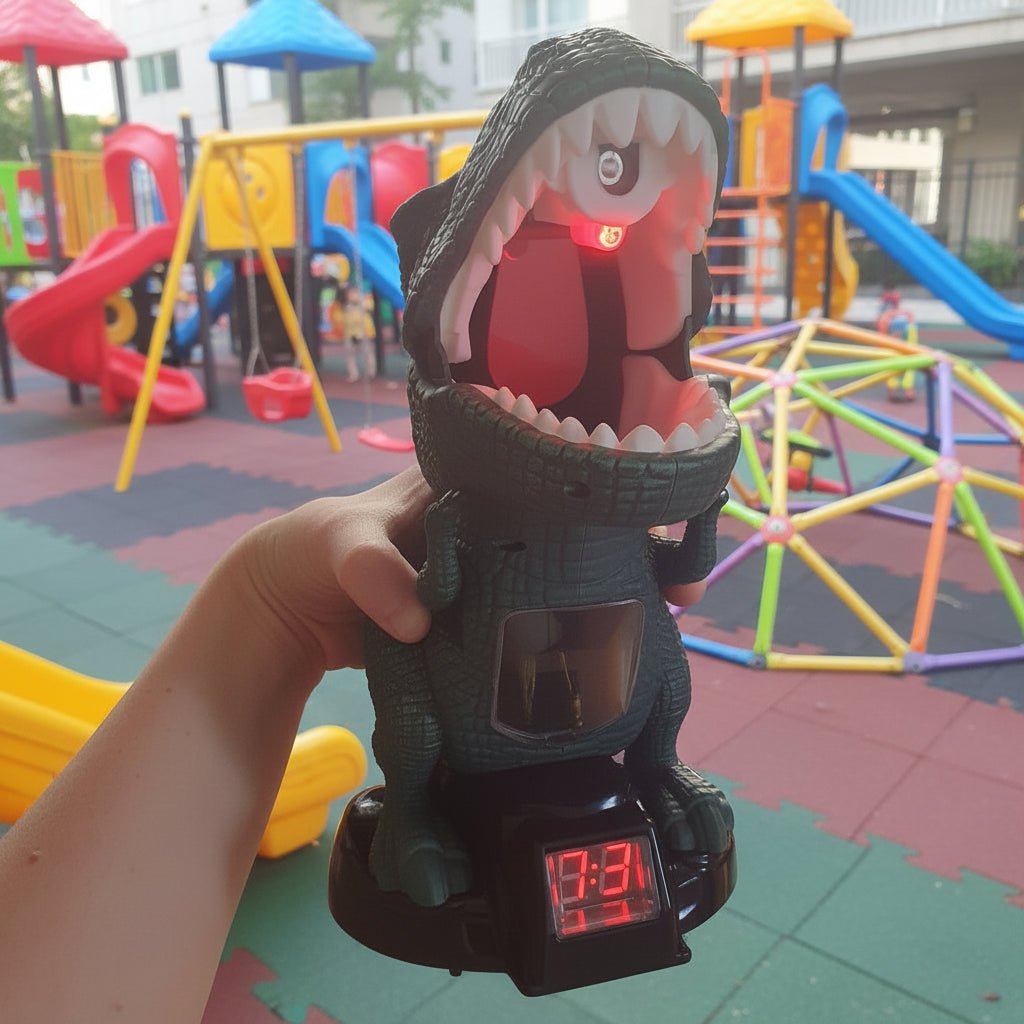 DINOPOP BLASTER – Dinosaurusschietspel voor kinderen met zachte schuimrubberen ballen en een schietbord. 1
