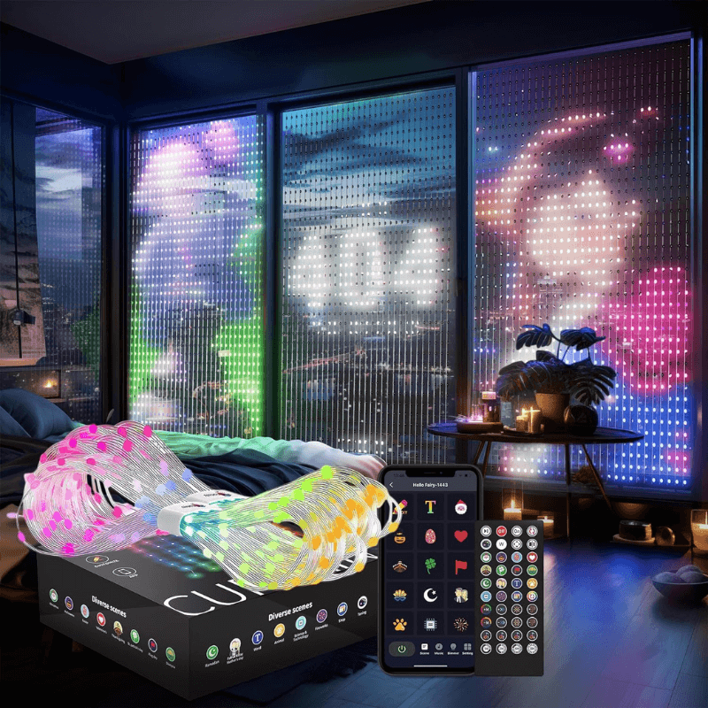 DIY Smart LED Curtain Sync Lights 0