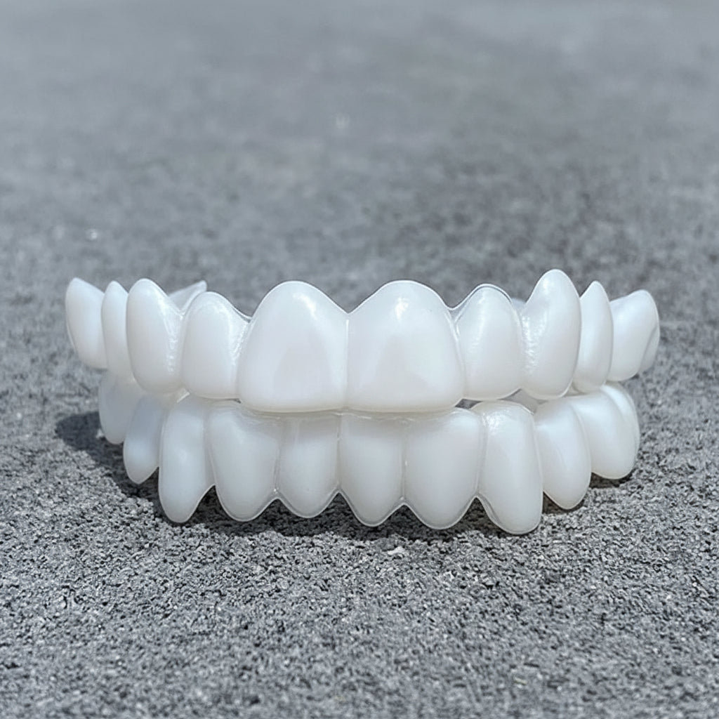 Dental Prosthesis with White Veneers for Natural, Radiant Smile 1