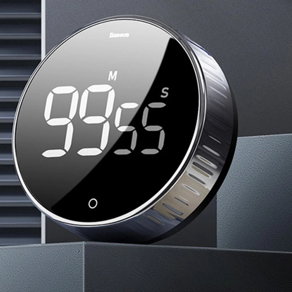 Digital Magnetic Kitchen Timer with HD LED Display, 99-Minute Countdown and Loud Alarm 0