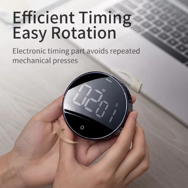 Digital Magnetic Kitchen Timer with HD LED Display, 99-Minute Countdown and Loud Alarm 6
