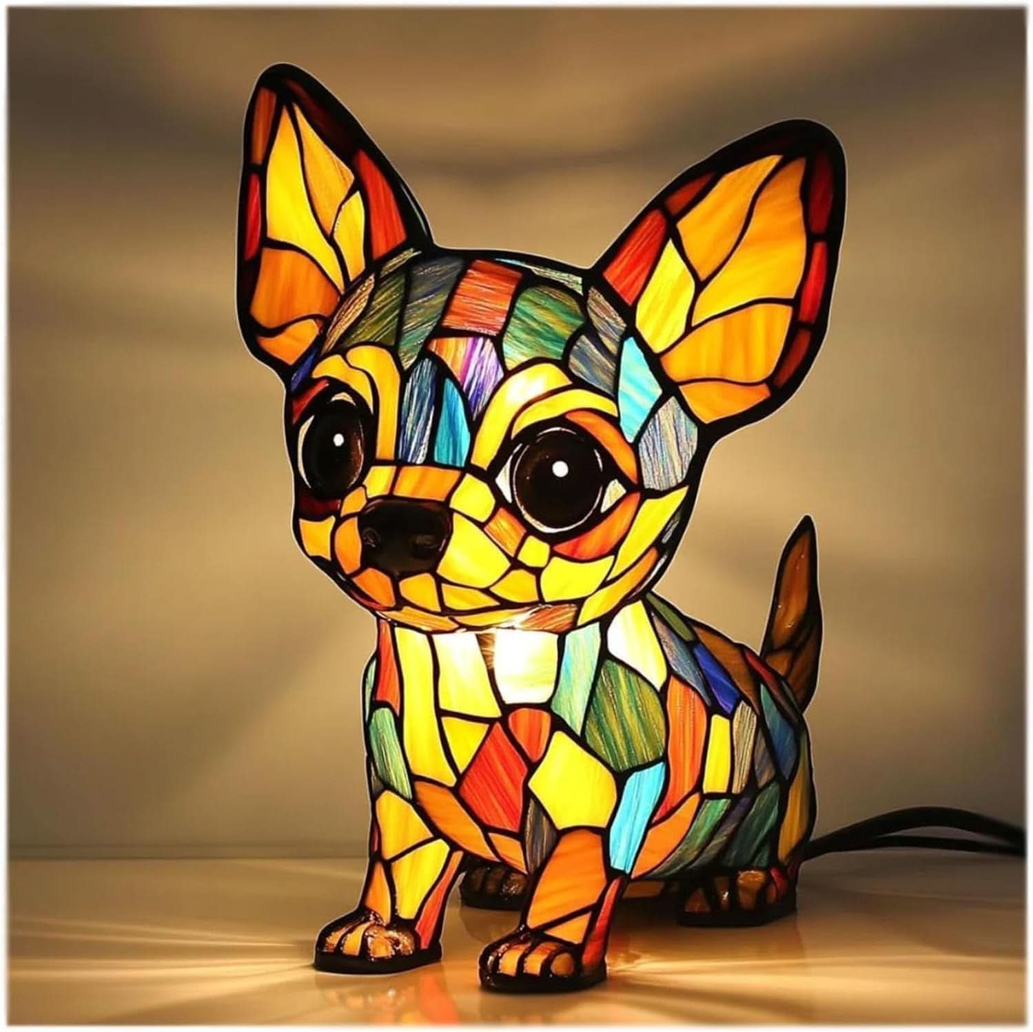 Dog Lamp - Corgi, Dachshund & Golden Retriever Night Light with Warm LED Glow 19