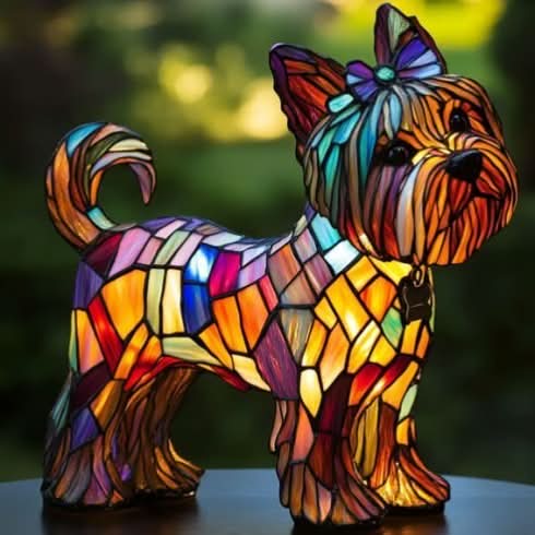 Dog Lamp - Corgi, Dachshund & Golden Retriever Night Light with Warm LED Glow 27