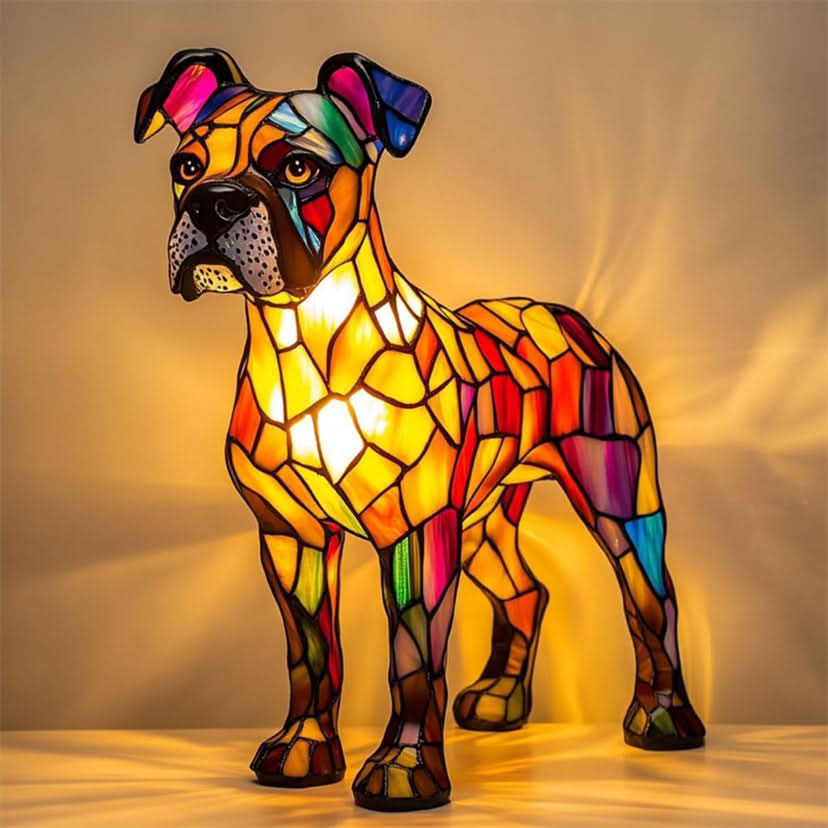 Dog Lamp - Corgi, Dachshund & Golden Retriever Night Light with Warm LED Glow 6