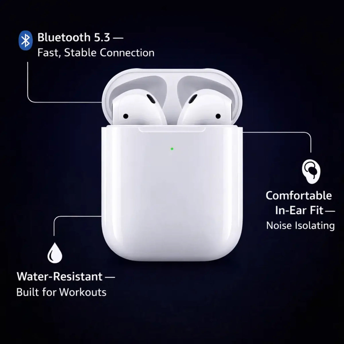 Wireless earbuds