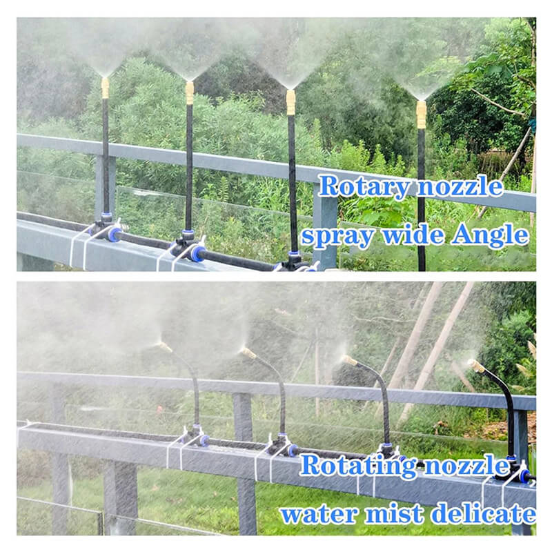 Drip Irrigation Kit with 360° Flexible Hose 2