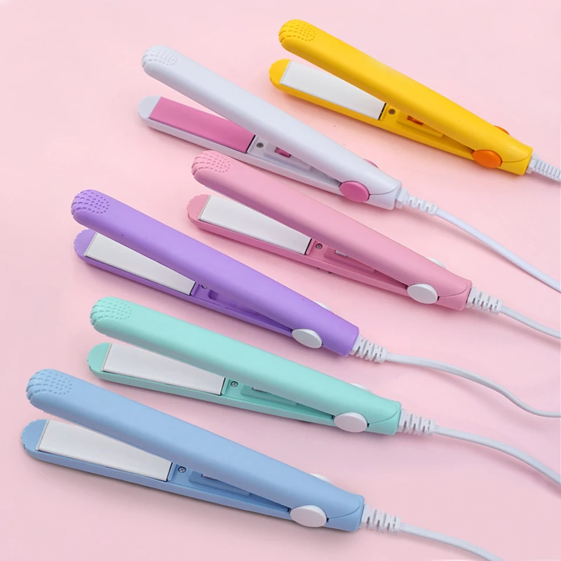 Mini Ceramic Hair Styler – 2-in-1 Compact Curling & Straightening Tool for Travel