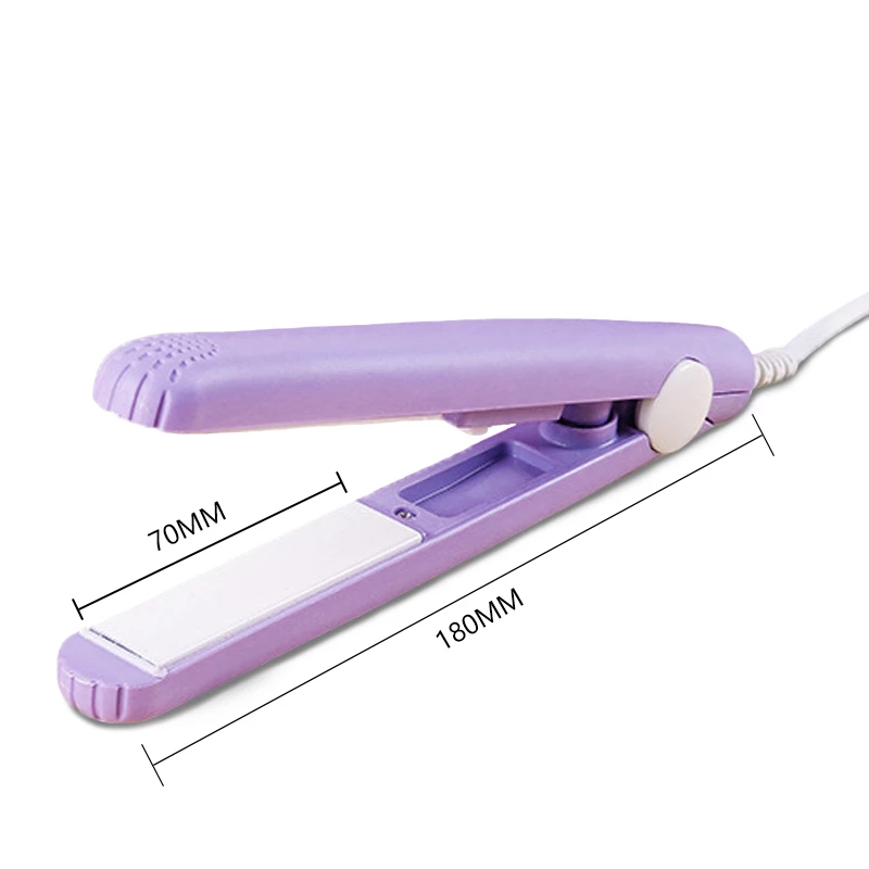 Mini Styler Cheveux Céramique – Outil Compact 2-en-1 Bouclage & Lissage pour Voyage