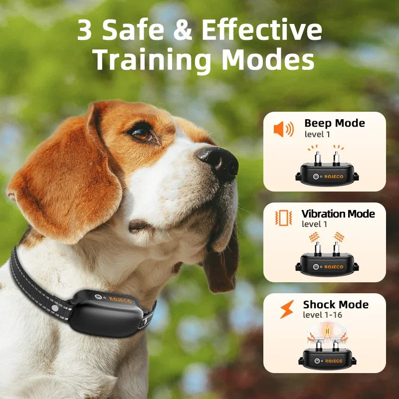Electric Dog Training Collar with 1000m Remote & Waterproof Design – PetTrainer 5