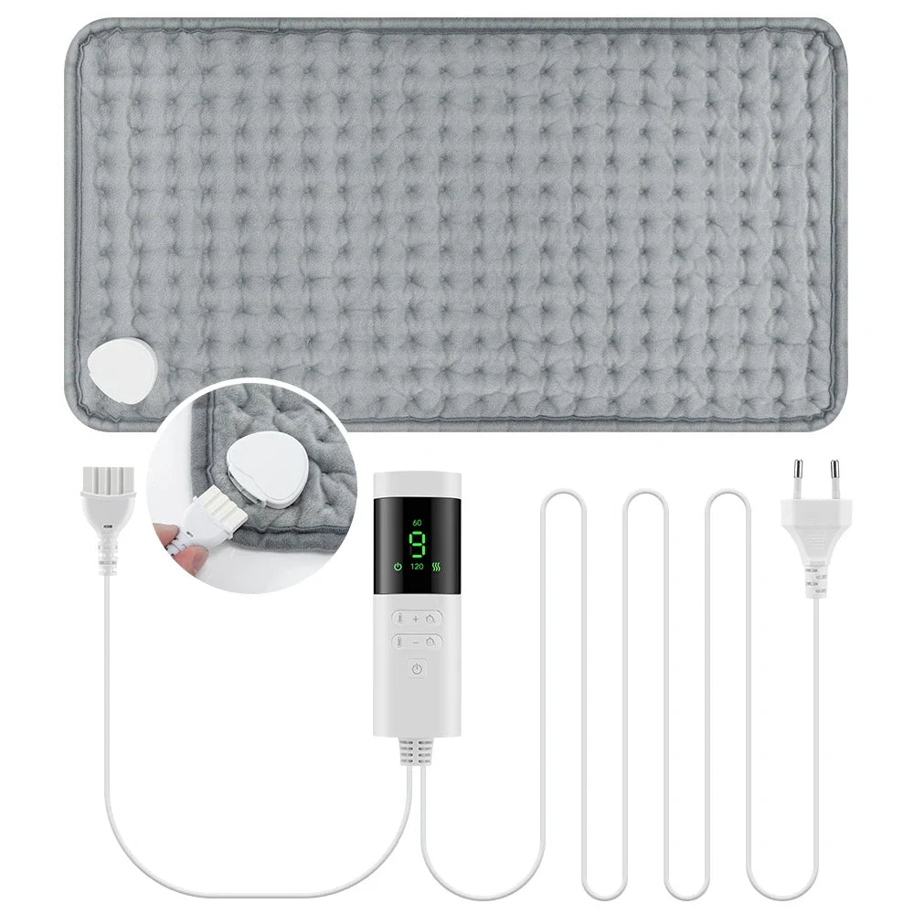 Elektrisch Verwarmingskussen 30x60 cm voor Nek en Schouder met 9 Temperatuurstanden en 4 Timeropties 8