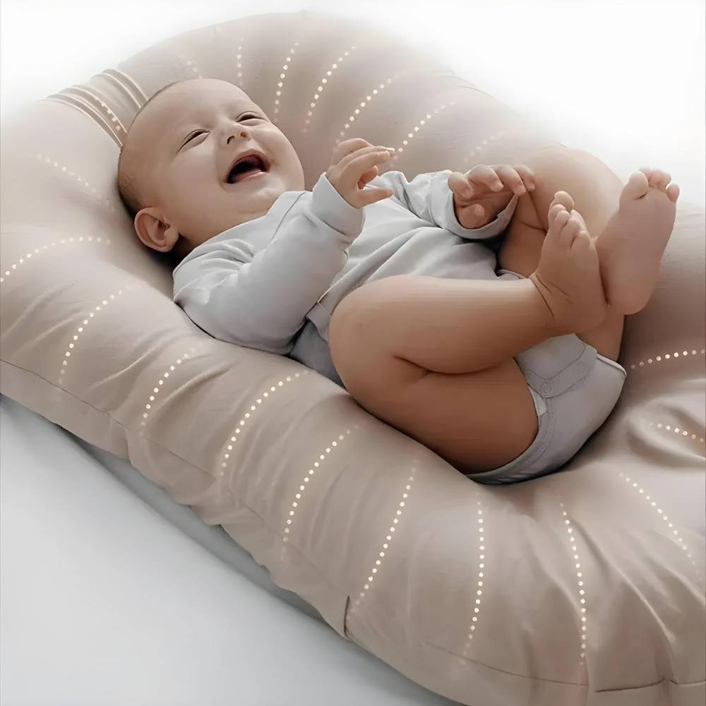 Ergonomic Baby Pillow for Healthy Sleep, Head Support & Prevention of Flat Head Syndrome 1