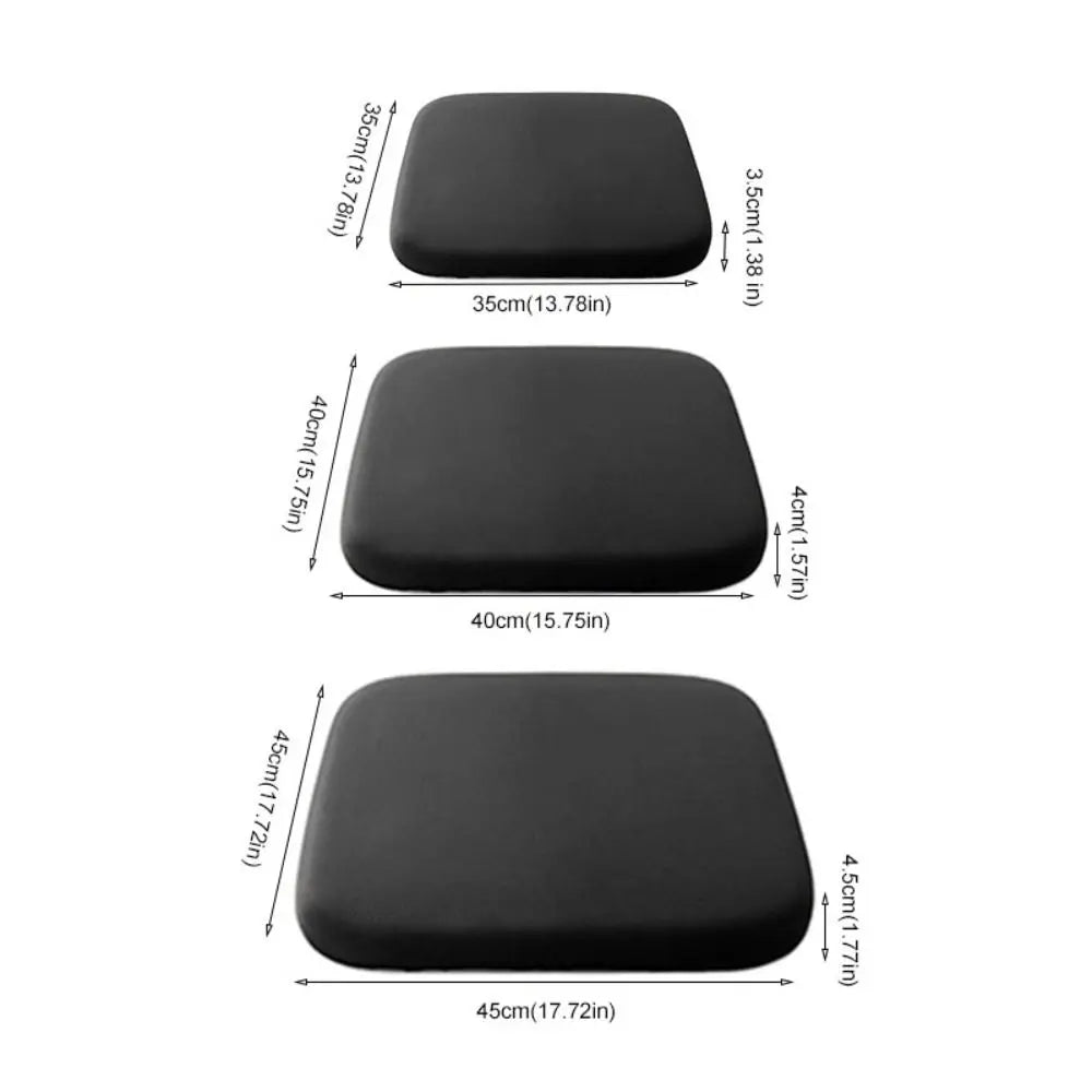 Ergonomic Non-Slip Seat Cushion voor Comfortabel Zitten in Auto, Kantoor en Studie, 35x35cm, 40x40cm, 45x45cm 1