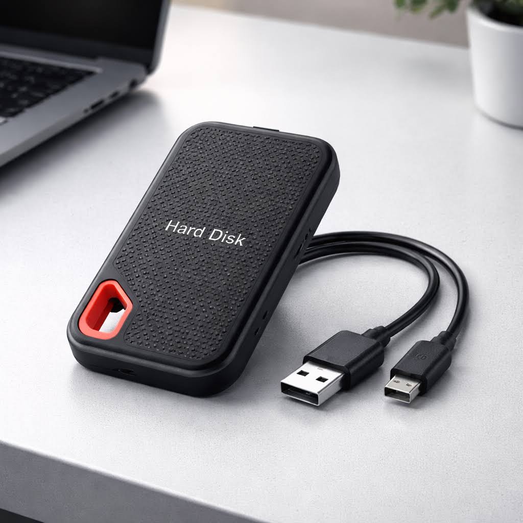 External Hard Drive Portable SSD High-Speed Data Storage 2