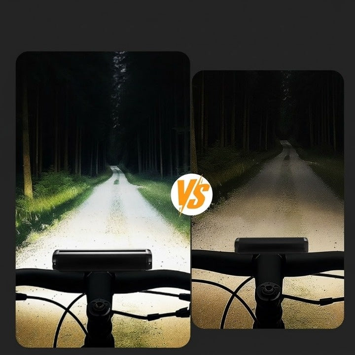 Fahrradlicht LED 1400 Lumen – USB aufladbar und wasserdicht 3