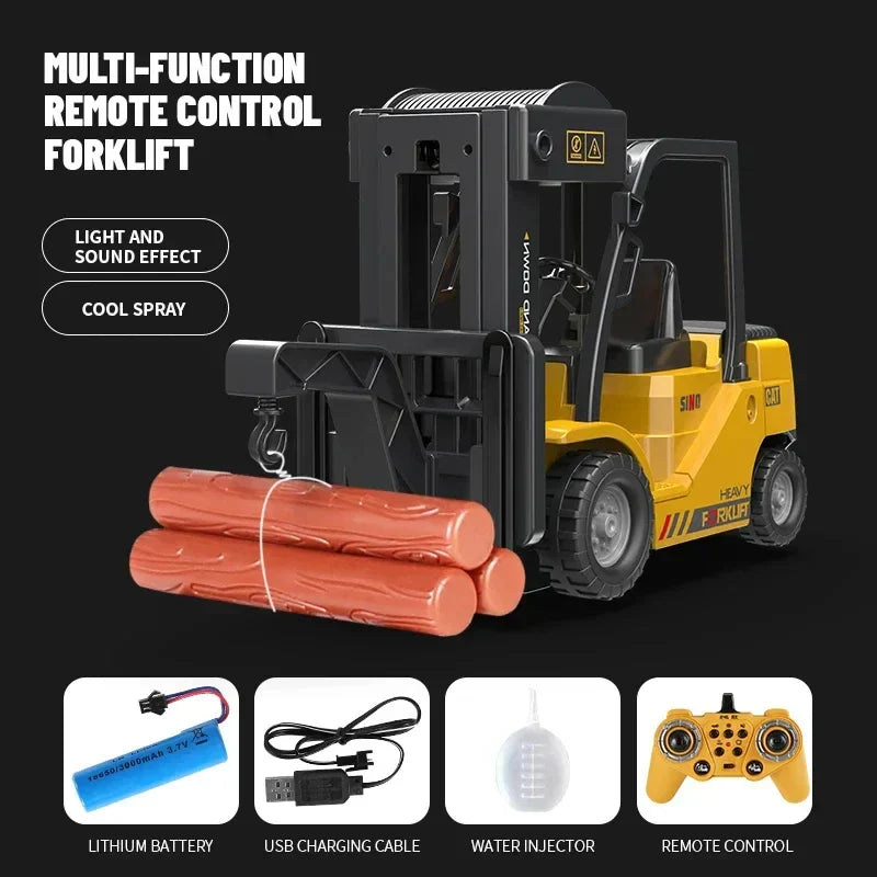 Chariot Élévateur Télécommandé LiftForce – Jouet de Construction Télécommandé Réaliste pour Enfants