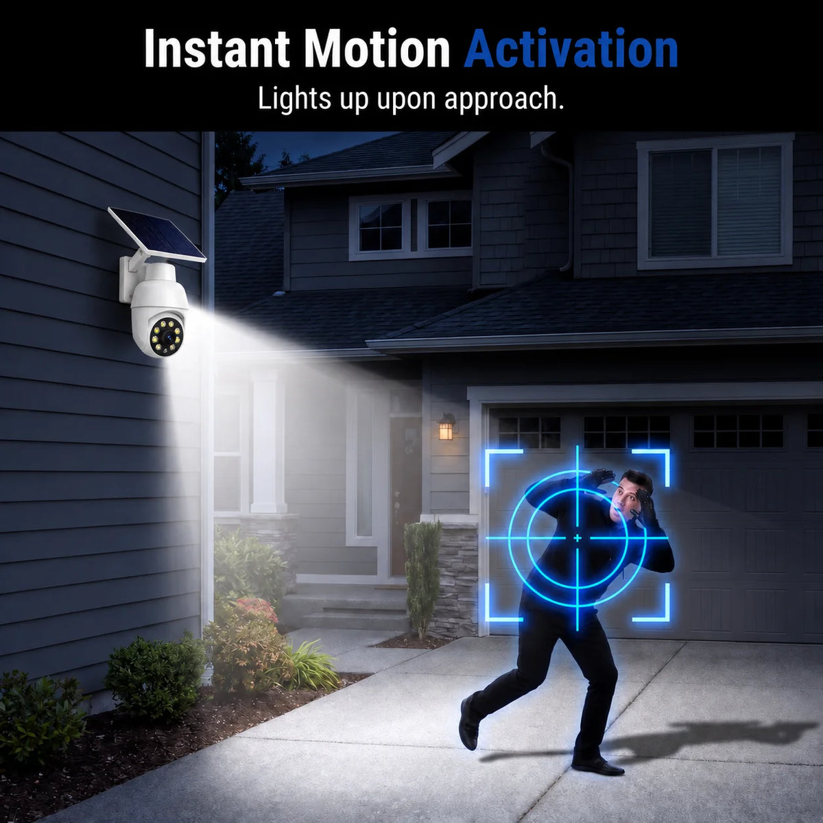 ⏰Final 6 Hours Sale 50% OFF🔥🔥 - Solar-Powered Simulated Surveillance Camera Street Light 5