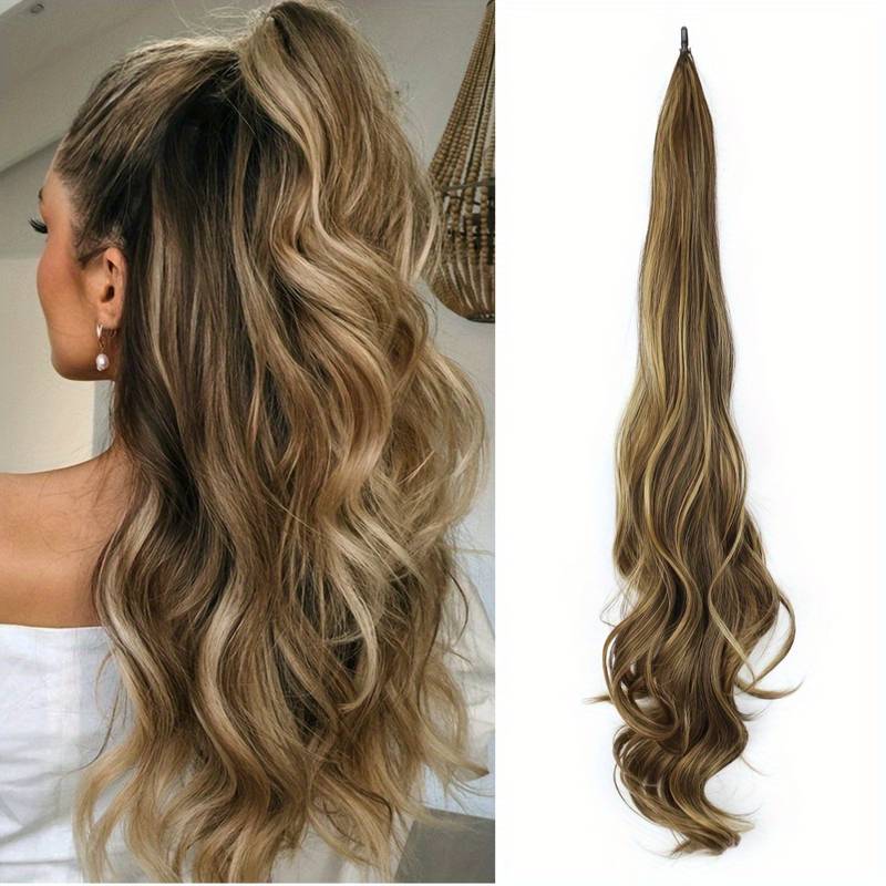 Flexible Wrap-Around Ponytail for Long, Full Hair - Selena 1