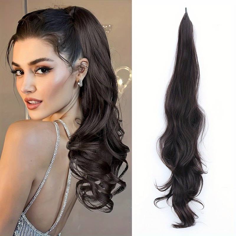 Flexible Wrap-Around Ponytail for Long, Full Hair - Selena 4