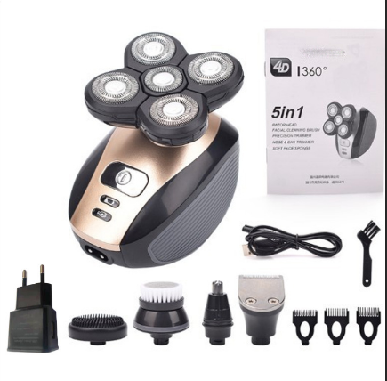 Flexseries Baldpro Shaver with 5-Blade Flexible System for Sensitive Skin 7
