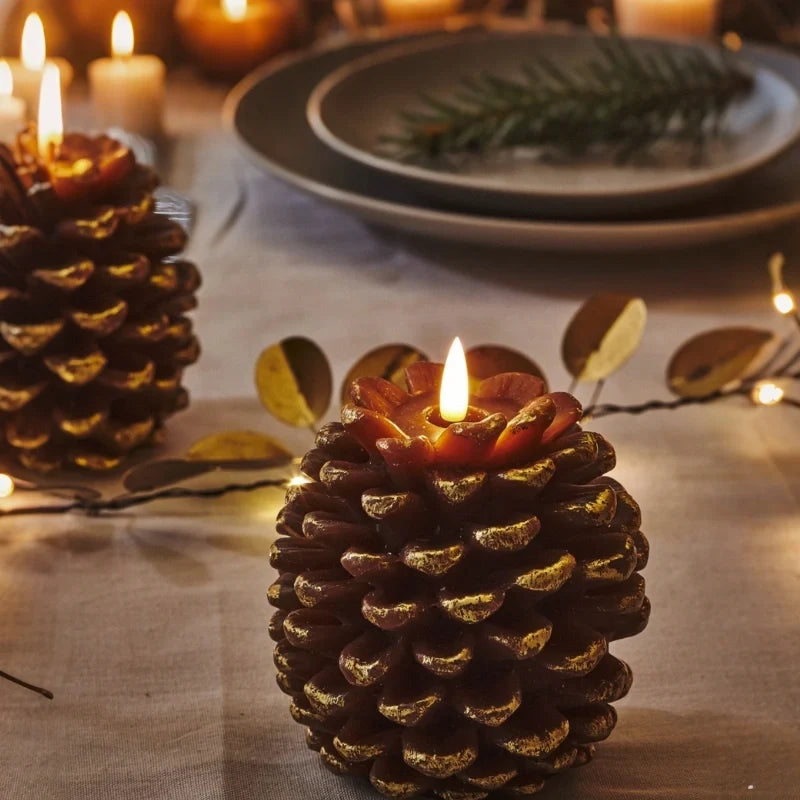 ForestHearth™ Flameless Pinecone Candles 6