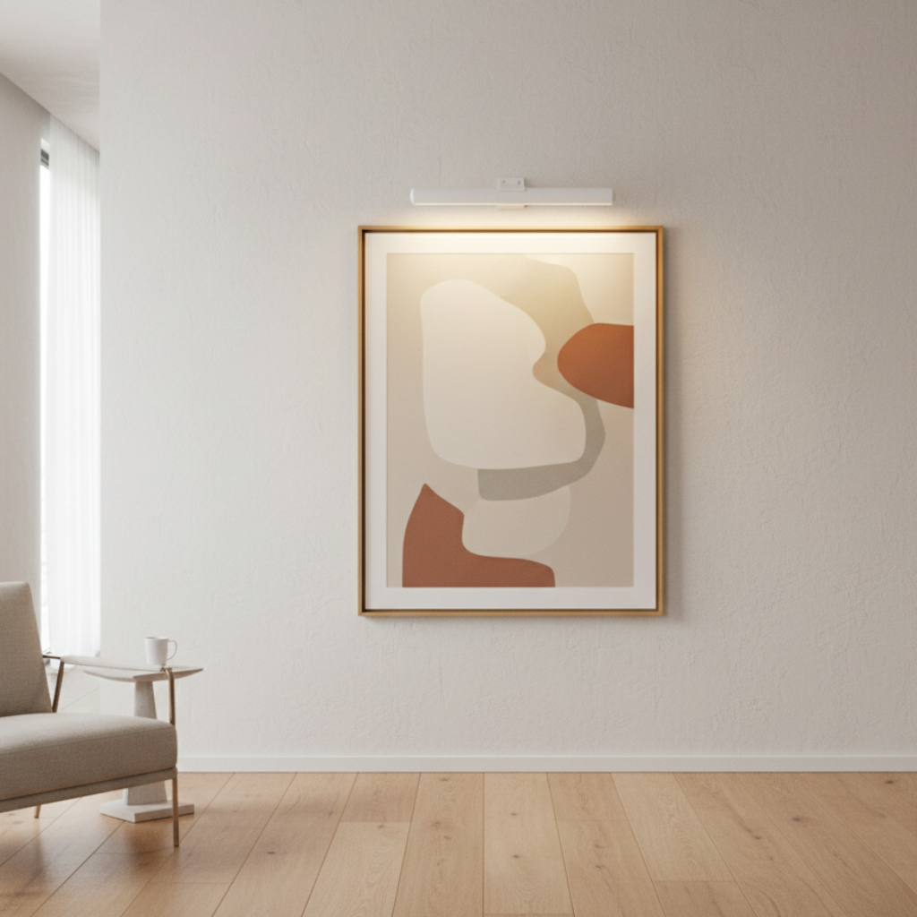 GalleryGlow | Elegant Wireless Wall Light Adjustable LED for Artwork Display 7