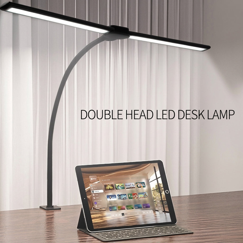 Dimmable Desk Lamp – 24 W LED, 1200 Lumens with a Clamp Mount