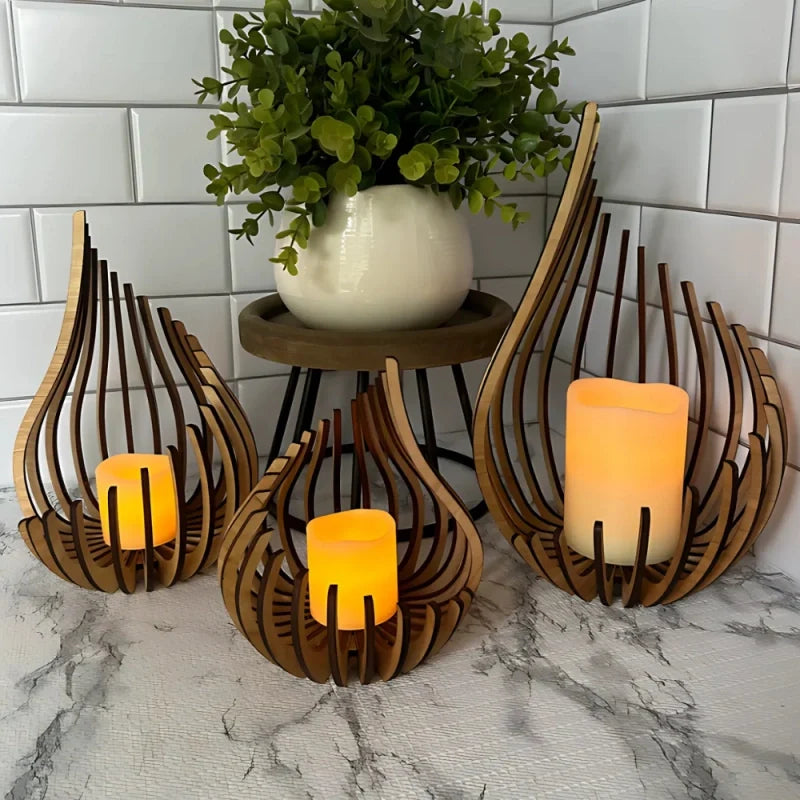 GlimmerDrop™ Candle Holder 0