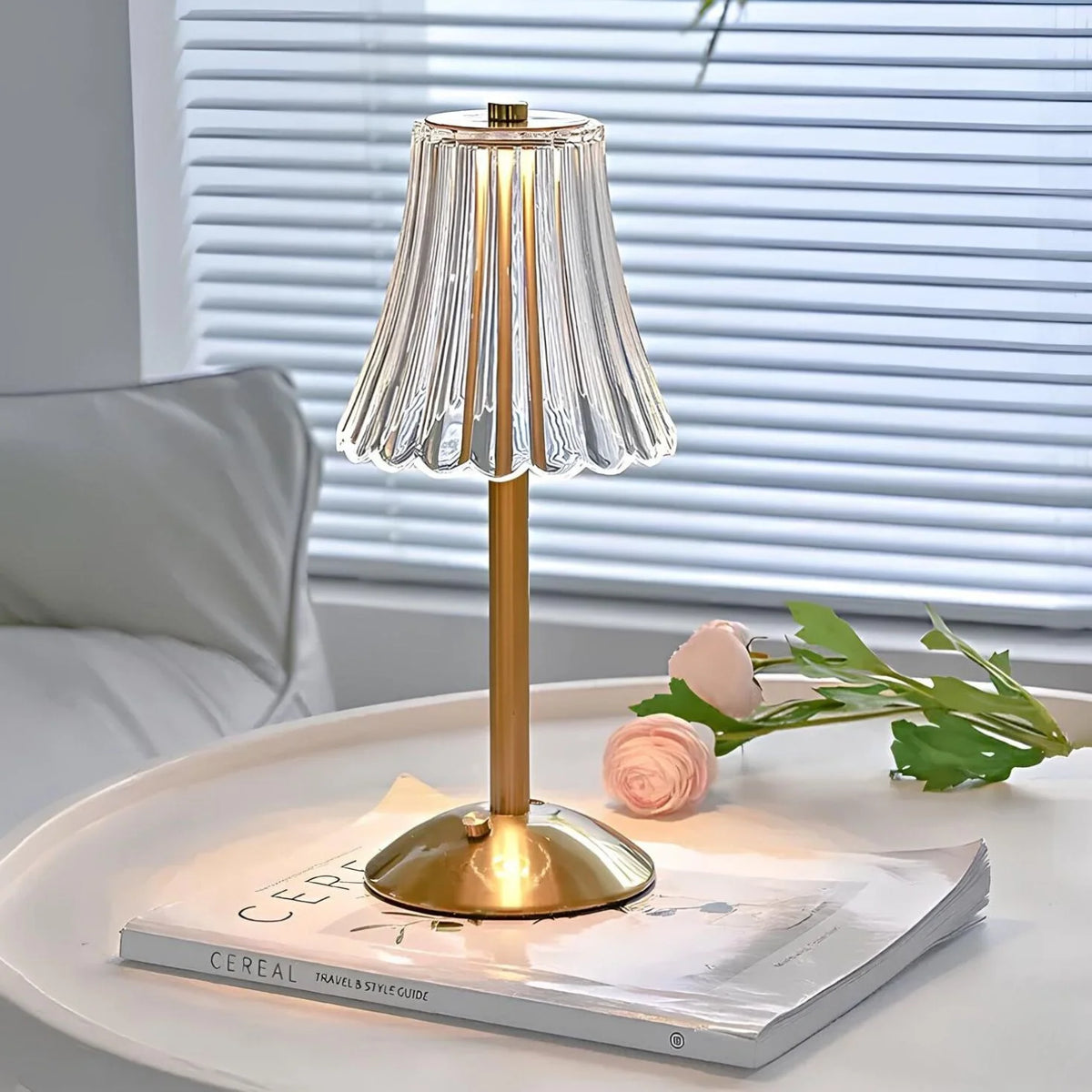 Golden Crystal Table Lamp 2