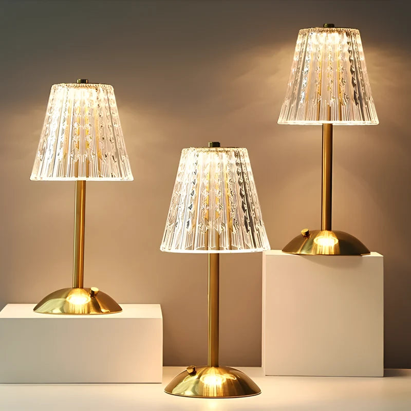 Golden Crystal Table Lamp 7