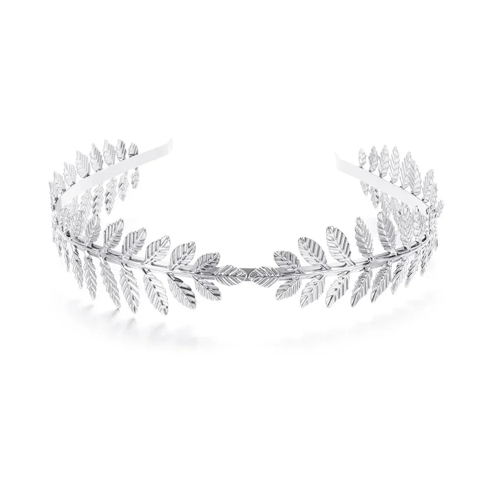 Gouden Haarband Dames met Bladvorm voor Bruiloft en Feestelijke Gelegenheden 37