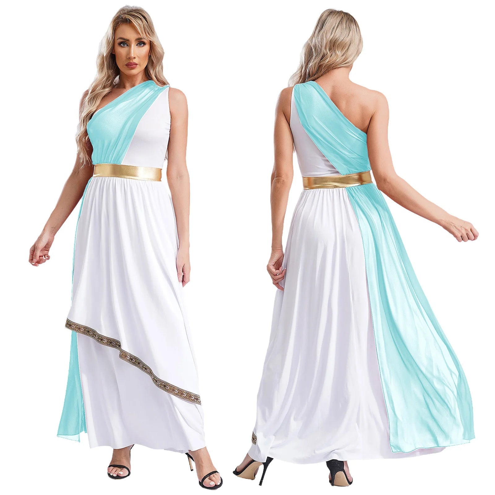 Griechisches Göttinnenkleid für Damen – Circe-Kleid, Karnevalskostüm 20