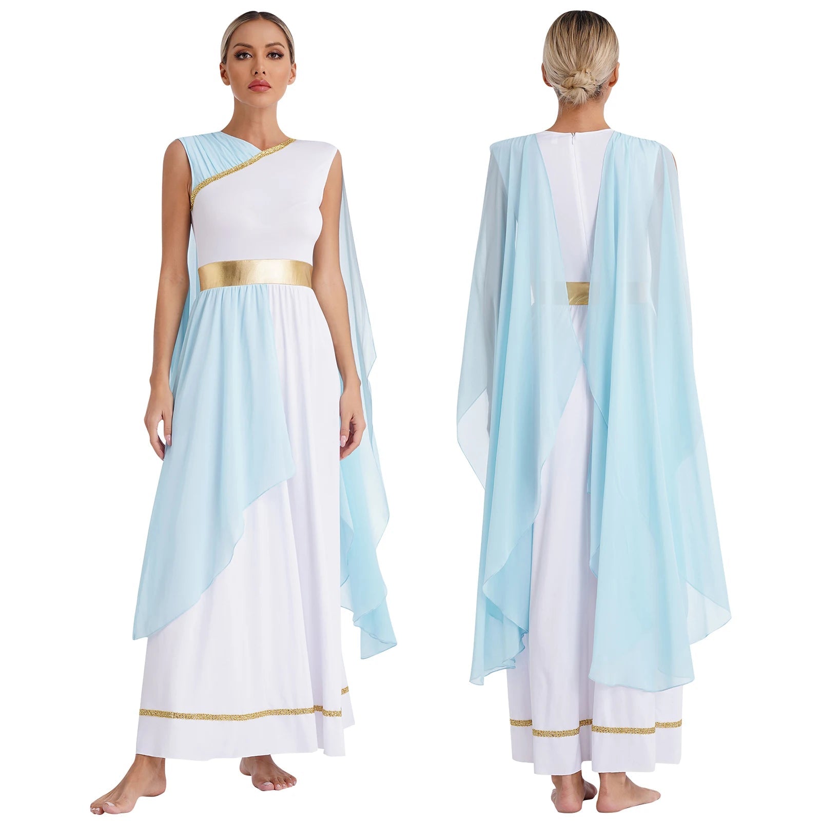 Griechisches Göttinnenkleid für Damen – Circe-Kleid, Karnevalskostüm 7