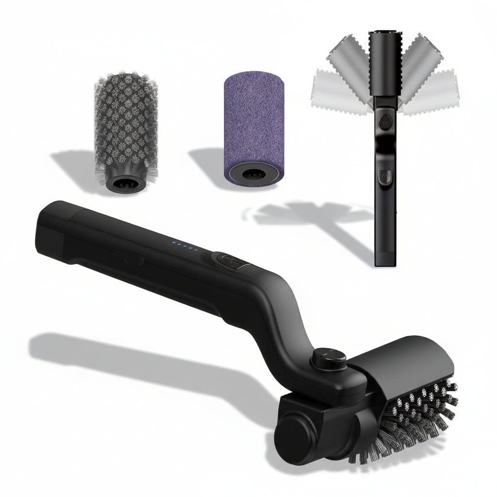 Grill Brush Electric Rechargeable Stainless Steel BBQ Cleaner 0