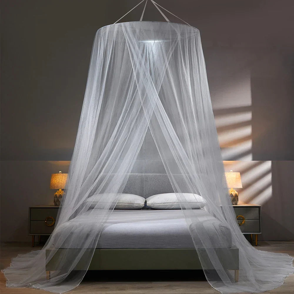 Bed Mosquito Net – 360° Canopy for Single and Double Beds