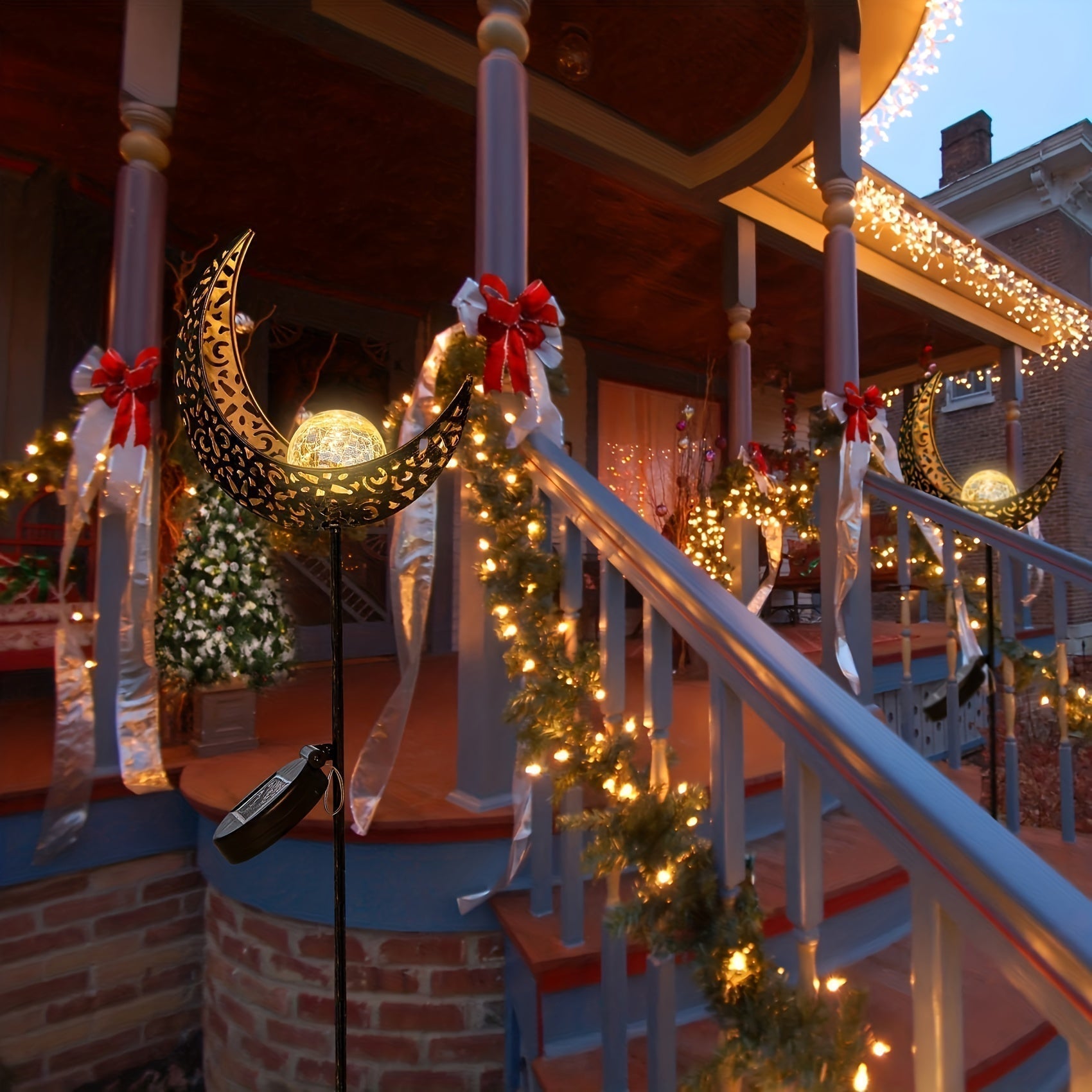 LunaGlow - Solcelle Have Lys Vandtæt Energieffektiv Udendørs Sti Lampe