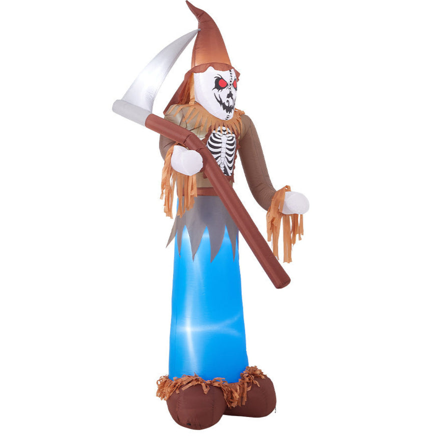 Halloween Decor Inflatable Grim Reaper Scarecrow 3