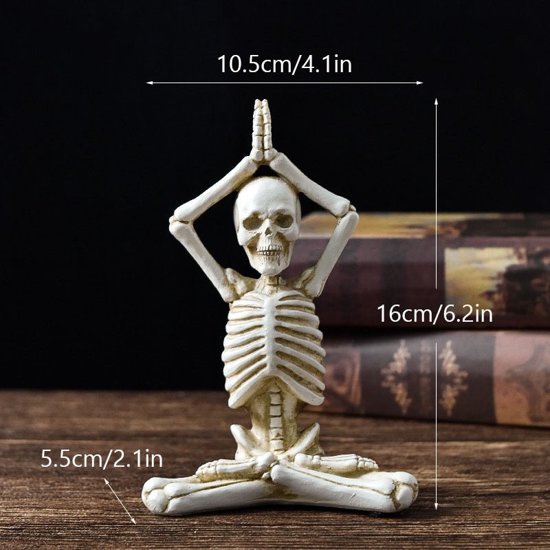 Halloween harsbeeldje — Vintage zwart-wit ornament 2
