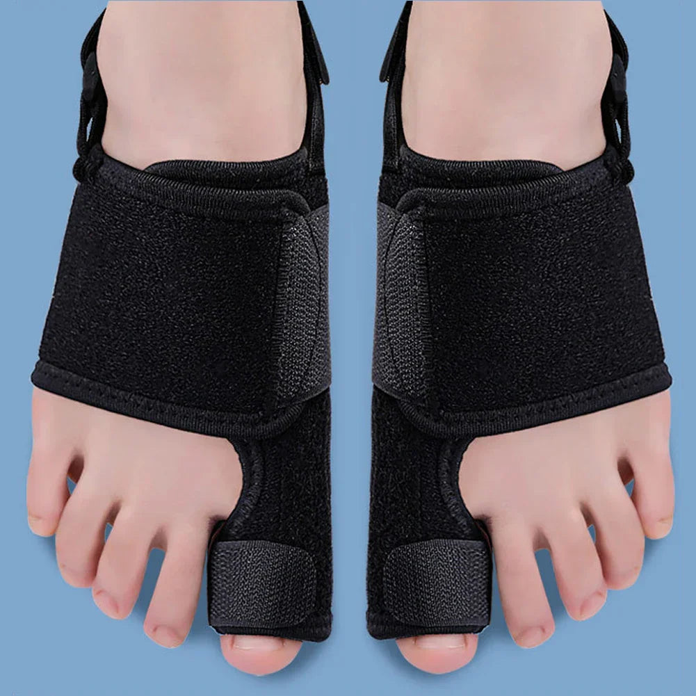 Hallux Valgus Korrektor – Orthopädische Zehenkorrektur mit Verstellbarem Riemen, Atmungsaktiv und Hautfreundlich 1