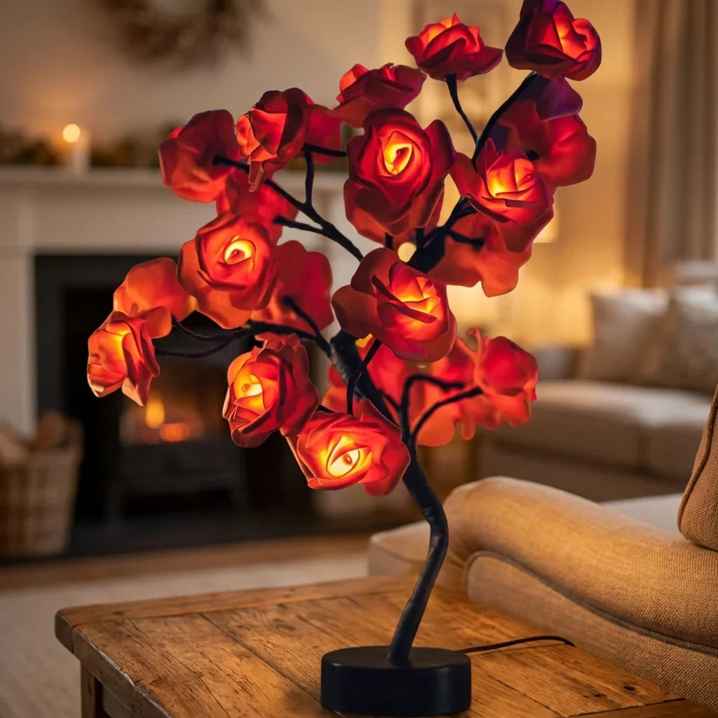 Handcrafted Floral Light Sculpture - Glowbloom 1