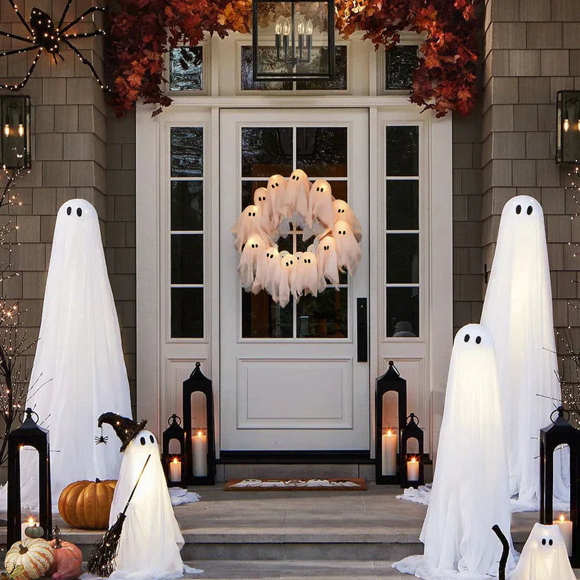 HauntGlow Halloween Krans | Betoverende glow krans voor een spooky feestelijke touch 2