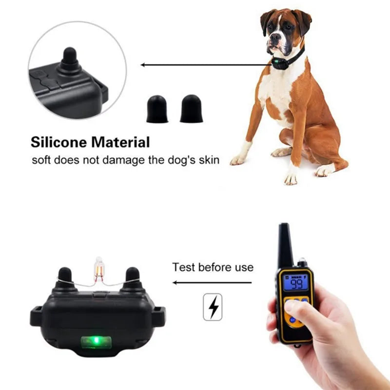 Dog training collar