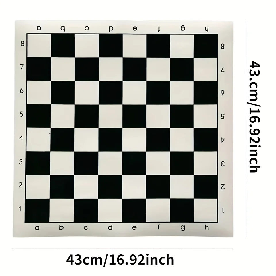 Wooden Chess Pieces Set – 32-Piece Classic Solid Wood Collection for All Skill Levels