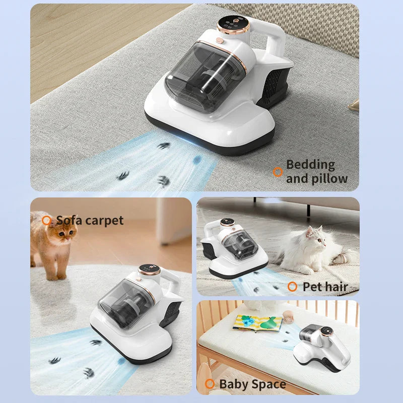 Dispositif de nettoyage de tissus – Système de nettoyage en trois étapes avec doubles récipients de collecte pour un usage domestique efficace